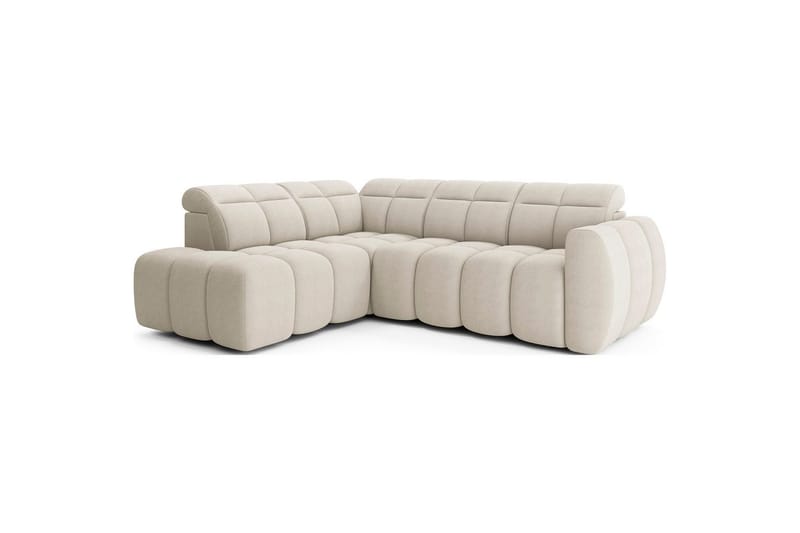 Kulmasohva Eltap Flconn 258x208x107 cm - Royal 18, Beige, Vasen - Huonekalut - Sohva - Vuodesohva