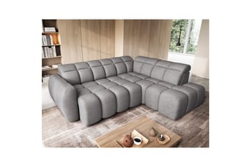Kulmasohva Eltap Flconn 258x208x107 cm - Sola 04, Harmaa, Oikea - Huonekalut - Sohva - Vuodesohva