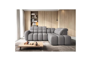 Kulmasohva Eltap Flconn 258x208x107 cm - Sola 04, Harmaa, Oikea - Huonekalut - Sohva - Vuodesohva
