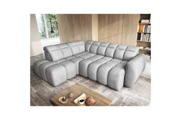 Kulmasohva Eltap Flconn 258x208x107 cm - Sola 04, Harmaa, Vasen - Huonekalut - Sohva - Vuodesohva