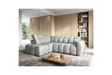 Kulmasohva Eltap Flconn 258x208x107 cm - Sola 04, Harmaa, Vasen - Huonekalut - Sohva - Vuodesohva
