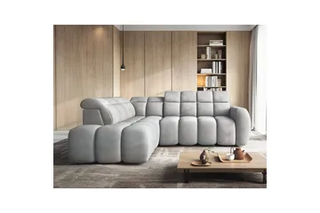 Kulmasohva Eltap Flconn 258x208x107 cm - Sola 04, Harmaa, Vasen - Huonekalut - Sohva - Vuodesohva