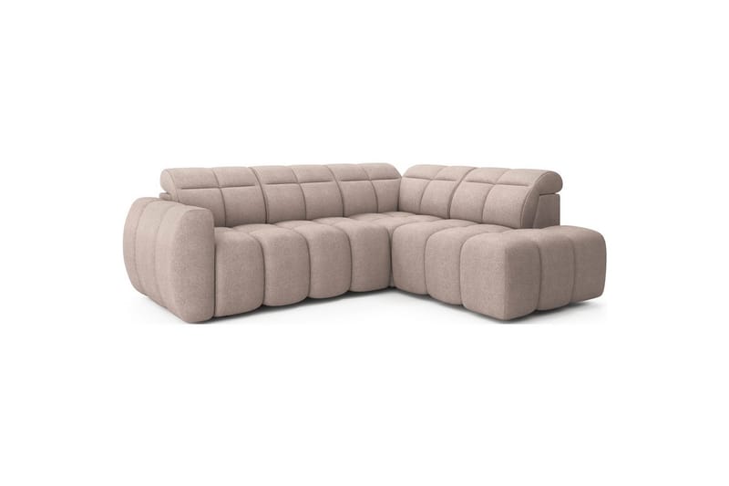 Kulmasohva Eltap Flconn 258x208x107 cm - Xillar 20, Ruskea, Oikea - Huonekalut - Sohva - Vuodesohva