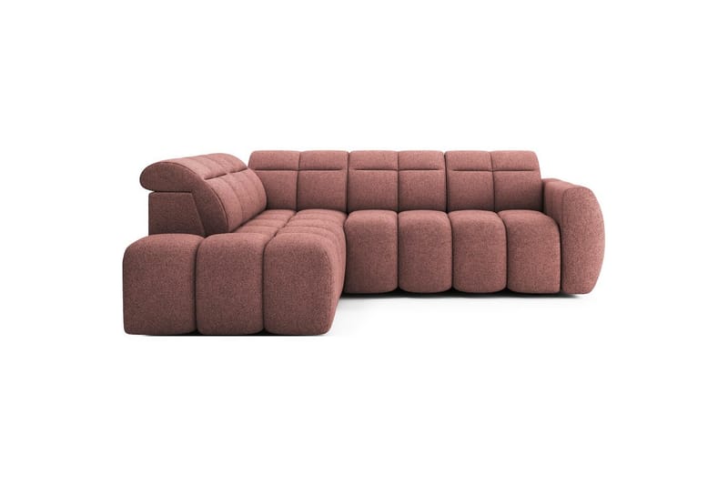 Kulmasohva Eltap Flconn 258x208x107 cm, Paolli 24, pinkki, Vasen