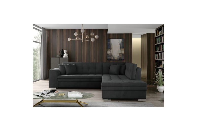 Kulmasohva Eltap Pieretta 260x207x78 cm - Paros 06, Harmaa, Oikea - Huonekalut - Sohva - Vuodesohva