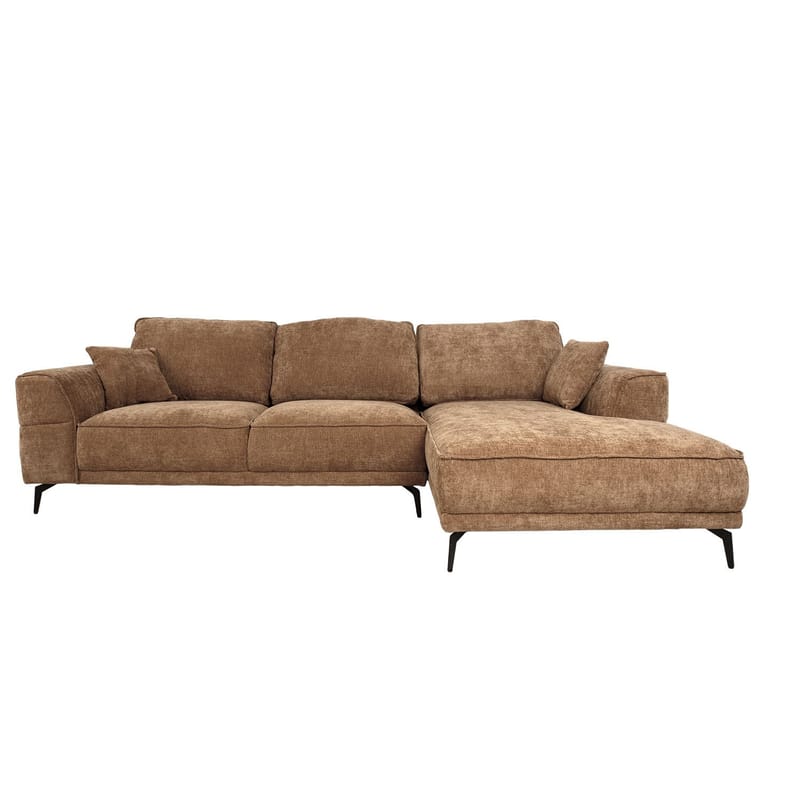 Kulmasohva Monar Oikea - beige - Huonekalut - Sohva - Samettisohva