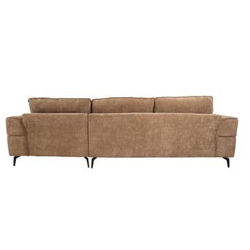 Kulmasohva Monar Oikea - beige - Huonekalut - Sohva - Samettisohva