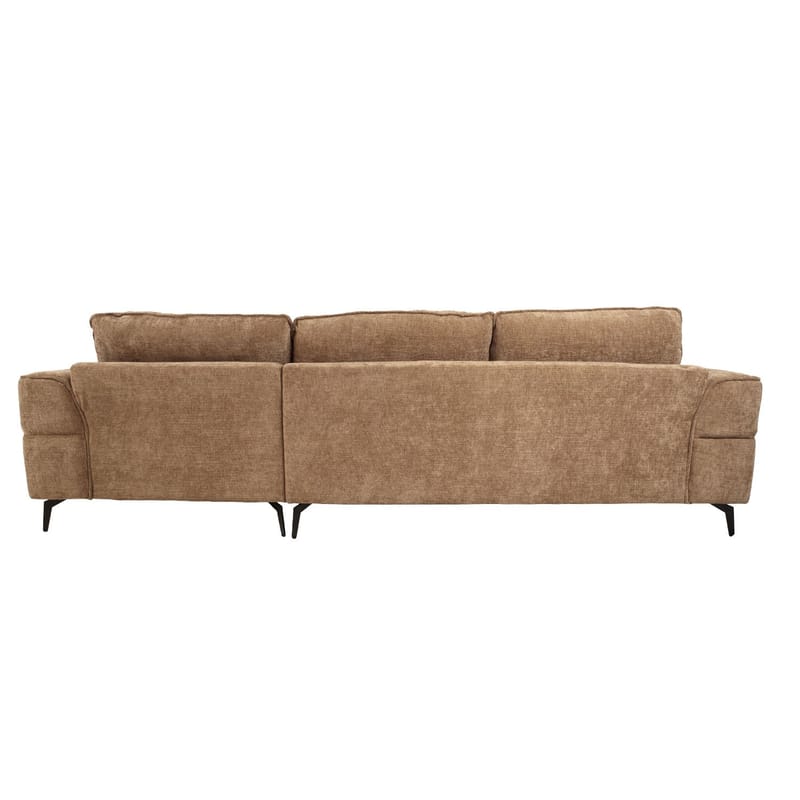 Kulmasohva Monar Oikea - beige - Huonekalut - Sohva - Samettisohva