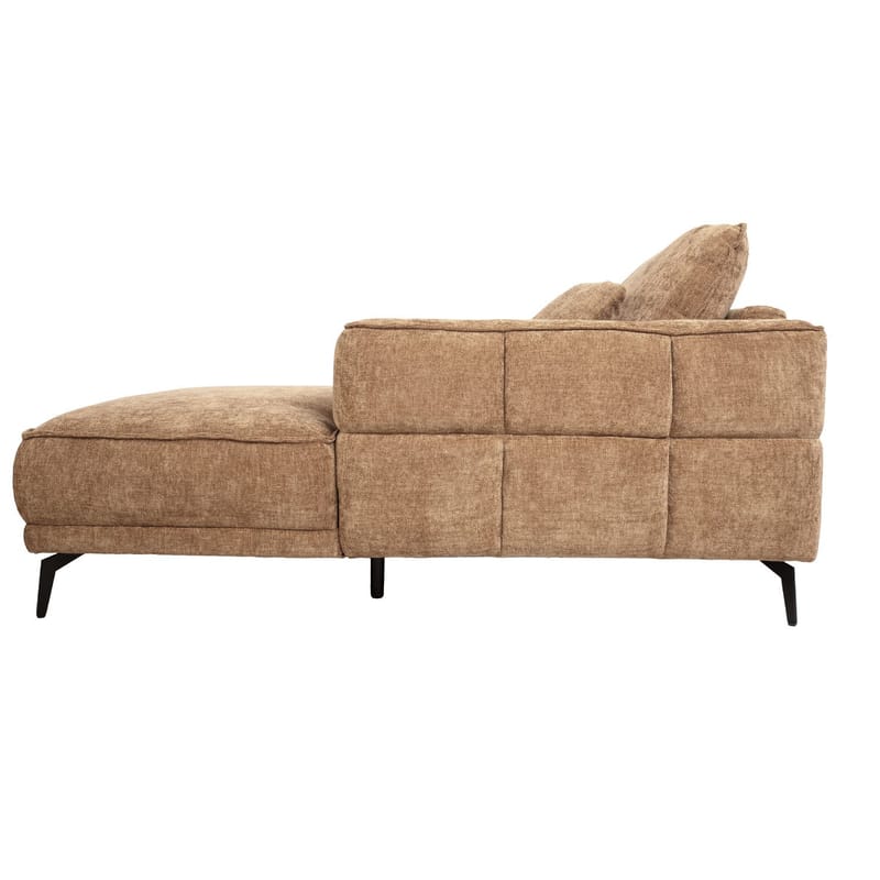 Kulmasohva Monar Oikea - beige - Huonekalut - Sohva - Samettisohva