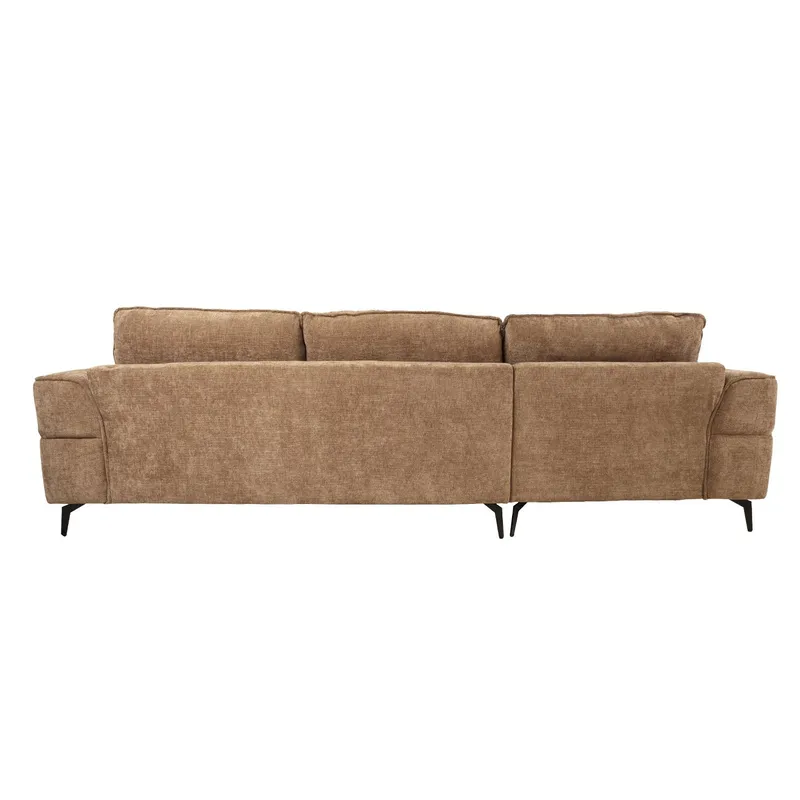 Kulmasohva Monar Vasen - beige - Huonekalut - Sohva - Samettisohva