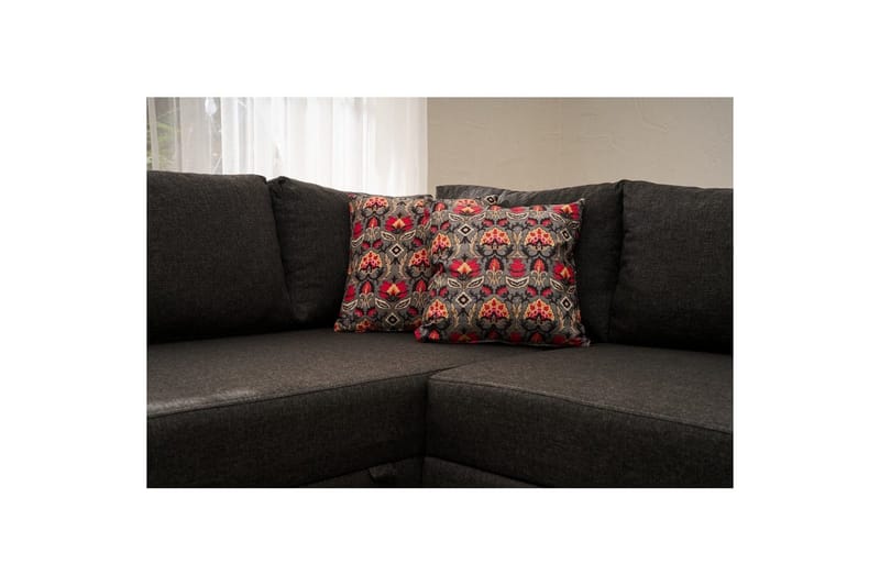 Kulmasohva-sänky Iroulport Oikea Antrasiitti - Antrasiitti - Huonekalut - Sohva - Vuodesohva