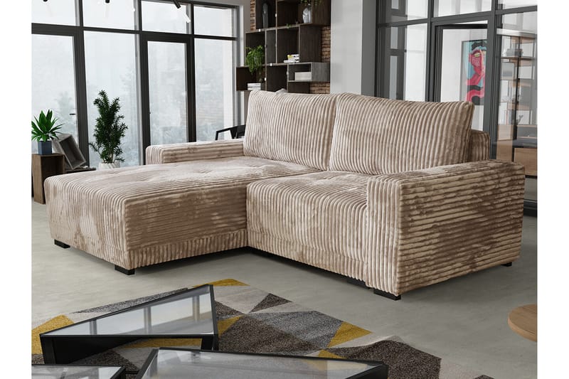 3:n ist Kulmasohva Denegal - Beige - Huonekalut - Sohva - Kulmasohva