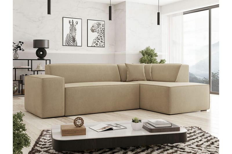 3:n ist Kulmasohva Kintore - Beige - Huonekalut - Sohva - Kulmasohva