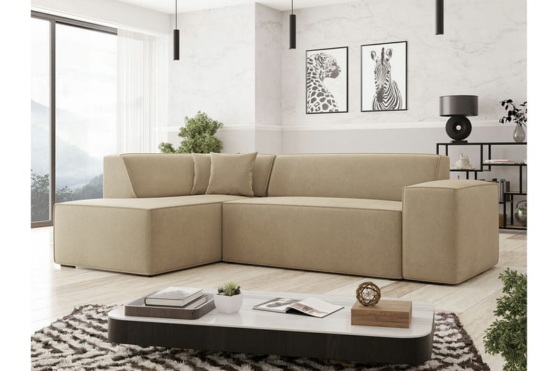 3:n ist Kulmasohva Kintore - Beige - Huonekalut - Sohva - Kulmasohva