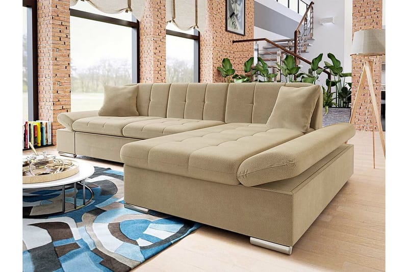 3:n ist Kulmasohva Kintore - Beige - Huonekalut - Sohva - Kulmasohva