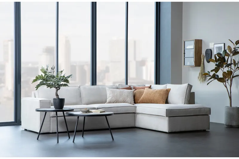 3:n ist Sohva Bordenliss avopäädyllä Oikea - Beige - Huonekalut - Sohva - Kulmasohva