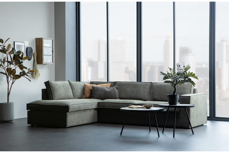 3:n ist Sohva Bordenliss avopäädyllä Vasen - Vihreä - Huonekalut - Sohva - Kulmasohva