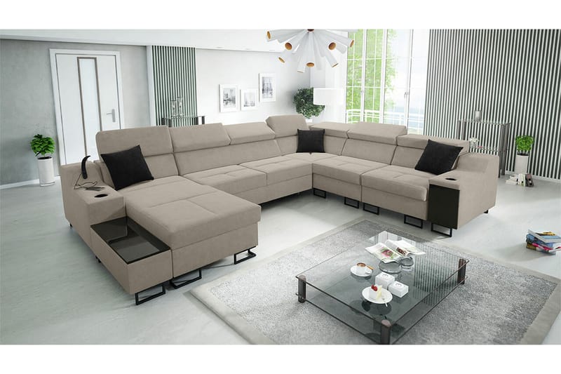 5:n ist Kulmasohva Galbally - Beige - Huonekalut - Sohva - Kulmasohva