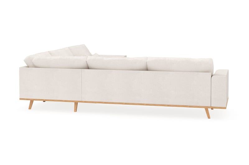 Copenhagen 6-istuttava L-muotoinen Kulmasohva Bouclélla - Valkoinen - Huonekalut - Sohva - Kulmasohva