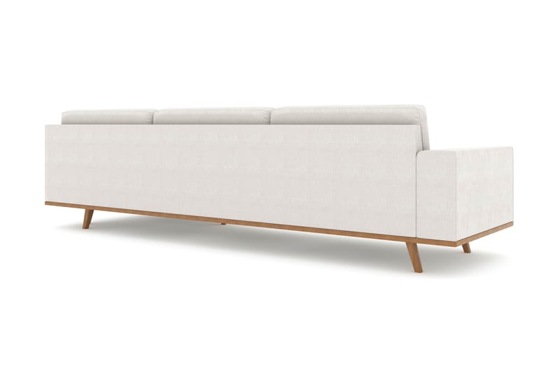 Copenhagen 6-istuttava L-muotoinen Kulmasohva Kankaalla - Vaaleanharmaa - Huonekalut - Sohva - Kulmasohva