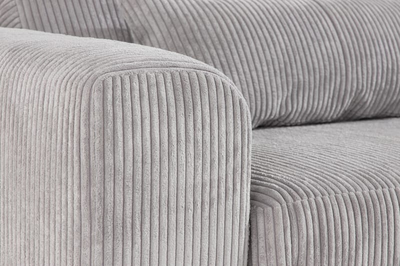 Copenhagen 6-istuttava L-muotoinen Kulmasohva Manchester-kankaalla - Vaaleanharmaa - Huonekalut - Sohva - Kulmasohva