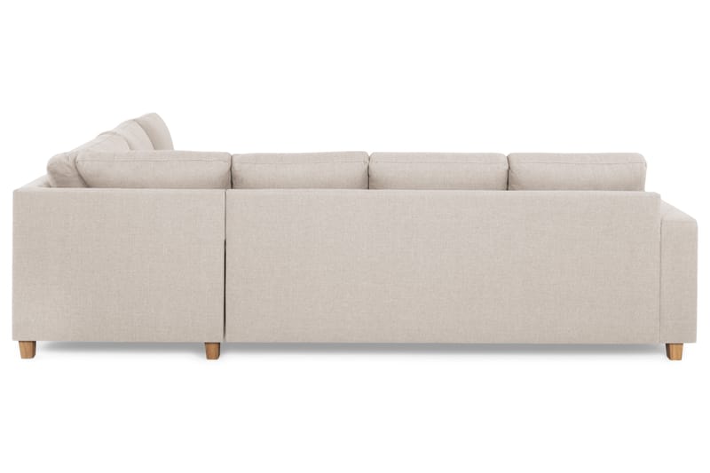 Crazy 5-istuttava Käännettävä L-muotoinen Large Kulmasohva Kankaalla - Beige - Huonekalut - Sohva - Kulmasohva