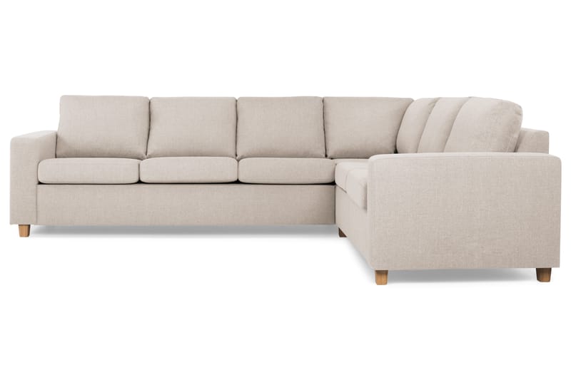 Crazy 5-istuttava Käännettävä L-muotoinen Large Kulmasohva Kankaalla - Beige - Huonekalut - Sohva - Kulmasohva