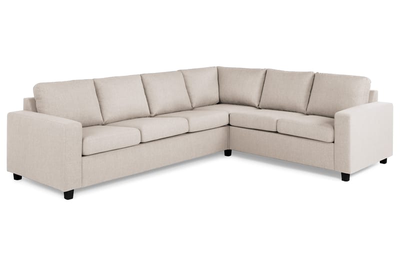 Crazy 5-istuttava Käännettävä L-muotoinen Large Kulmasohva Kankaalla - Beige - Huonekalut - Sohva - Kulmasohva