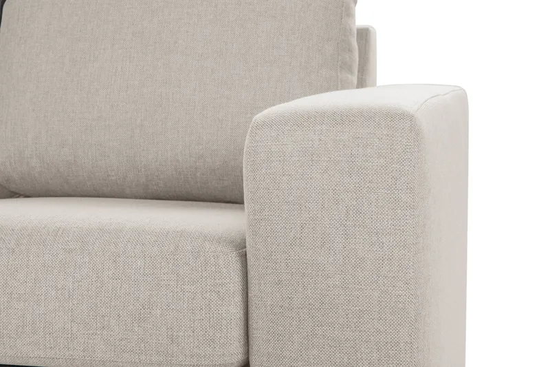 Crazy 5-istuttava Käännettävä L-muotoinen Large Kulmasohva Kankaalla - Beige - Huonekalut - Sohva - Kulmasohva