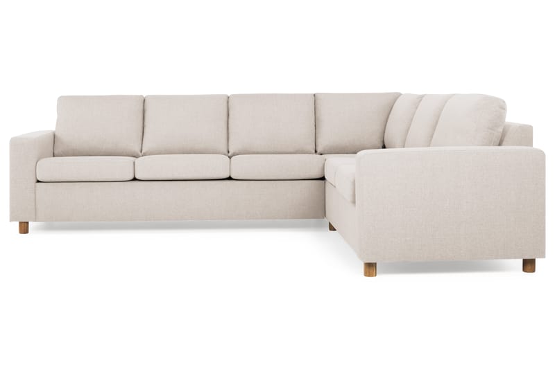 Crazy 5-istuttava Käännettävä L-muotoinen Large Kulmasohva Kankaalla - Beige - Huonekalut - Sohva - Kulmasohva