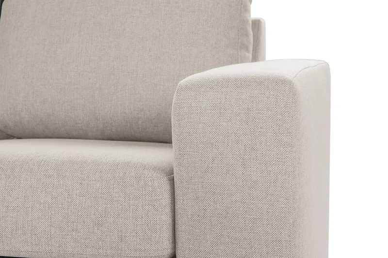 Crazy 5-istuttava Käännettävä L-muotoinen Large Kulmasohva Kankaalla - Beige - Huonekalut - Sohva - Kulmasohva