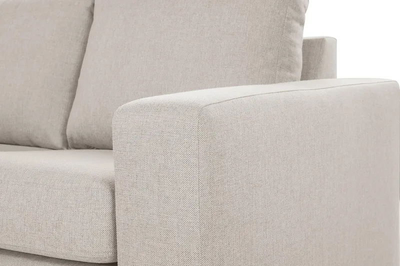 Crazy 5-istuttava Käännettävä L-muotoinen Large Kulmasohva Kankaalla - Beige - Huonekalut - Sohva - Kulmasohva