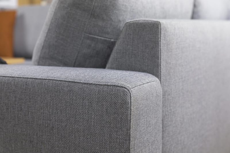 Crazy 5-istuttava Käännettävä L-muotoinen Large Kulmasohva Kankaalla - Harmaa - Huonekalut - Sohva - Kulmasohva