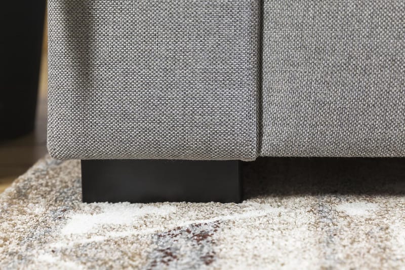 Crazy 5-istuttava Käännettävä L-muotoinen Large Kulmasohva Kankaalla - Harmaa - Huonekalut - Sohva - Kulmasohva