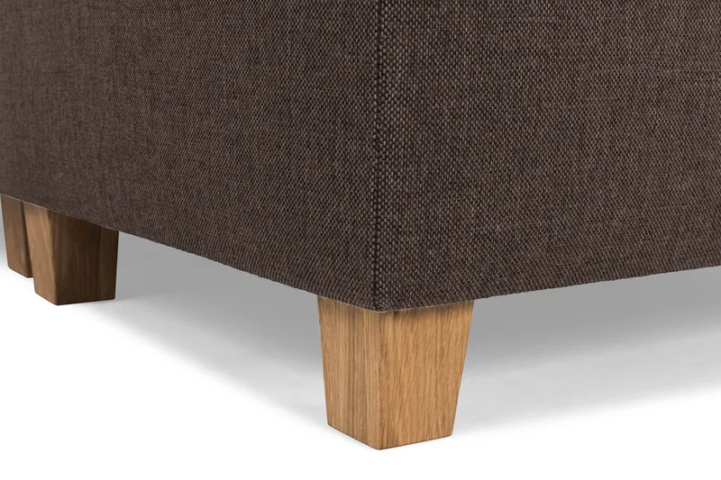 Crazy 5-istuttava Käännettävä L-muotoinen Large Kulmasohva Kankaalla - Ruskea - Huonekalut - Sohva - Kulmasohva