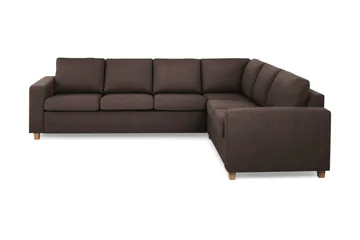 Crazy 5-istuttava Käännettävä L-muotoinen Large Kulmasohva Kankaalla