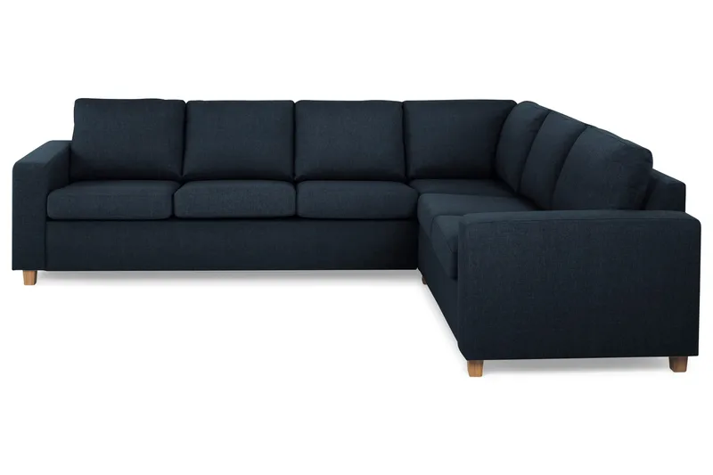 Crazy 5-istuttava Käännettävä L-muotoinen Large Kulmasohva Kankaalla - Sininen - Huonekalut - Sohva - Kulmasohva