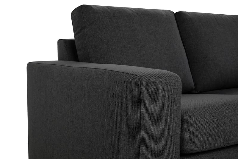 Crazy 5-istuttava Käännettävä L-muotoinen Large Kulmasohva Kankaalla - Tummanharmaa - Huonekalut - Sohva - Kulmasohva