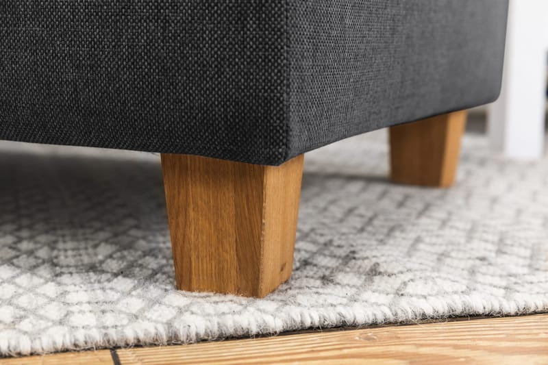 Crazy 5-istuttava Käännettävä L-muotoinen Large Kulmasohva Kankaalla - Tummanharmaa - Huonekalut - Sohva - Kulmasohva