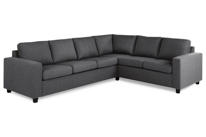 Crazy 5-istuttava Käännettävä L-muotoinen Large Kulmasohva Kankaalla - Tummanharmaa - Huonekalut - Sohva - Kulmasohva