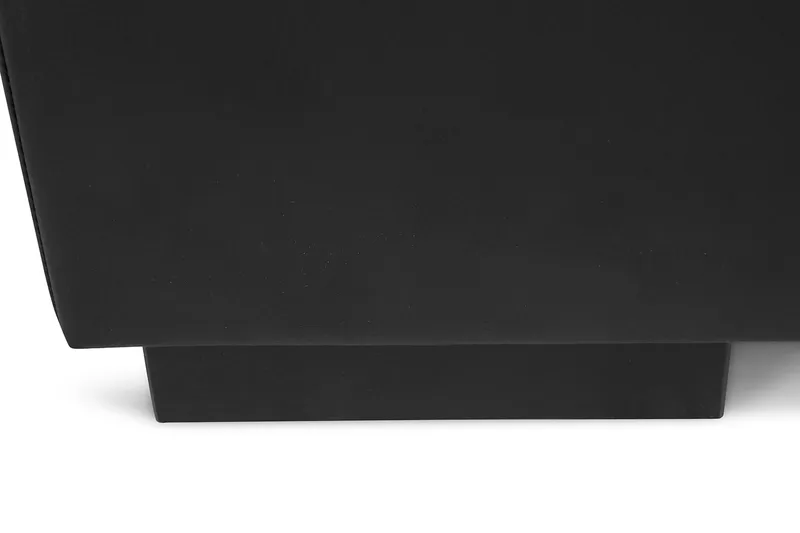 Crazy 5-istuttava Käännettävä L-muotoinen Large Kulmasohva Keinonahkalla - Musta - Huonekalut - Sohva - Divaanisohva