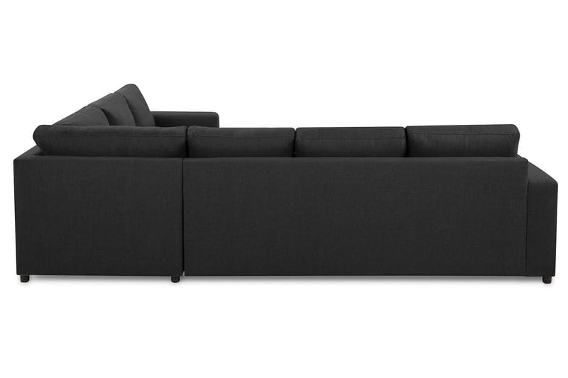 Crazy 5-istuttava Vasenkätinen U-muotoinen Kulmasohva Divaanilla Kankaalla - Antrasiitti - Huonekalut - Sohva - Kulmasohva - Kulmadivaanisohva