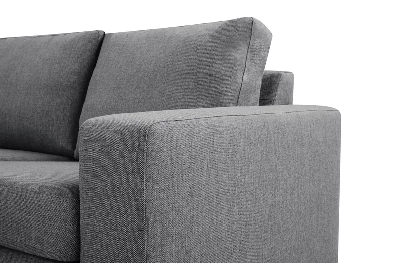 Crazy 5-istuttava Vasenkätinen U-muotoinen Kulmasohva Divaanilla Kankaalla - Tummanharmaa - Huonekalut - Sohva - Kulmasohva - Kulmadivaanisohva