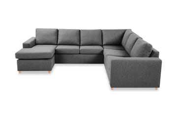 Crazy 5-istuttava Vasenkätinen U-muotoinen Kulmasohva Divaanilla Kankaalla