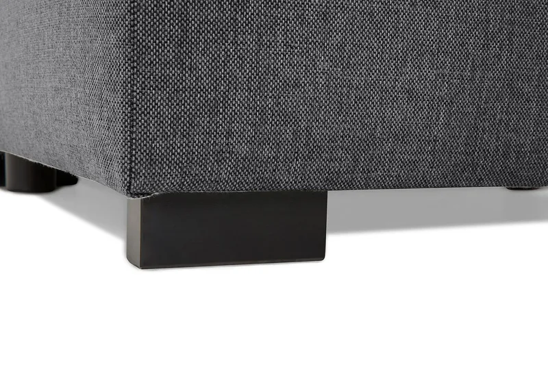 Crazy 5-istuttava Vasenkätinen U-muotoinen Kulmasohva Divaanilla Kankaalla - Tummanharmaa - Huonekalut - Sohva - Kulmasohva - Kulmadivaanisohva