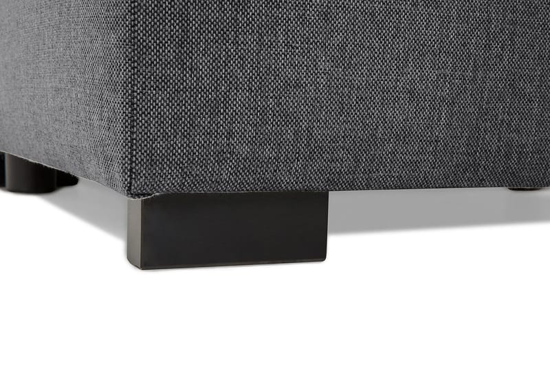 Crazy 5-istuttava Vasenkätinen U-muotoinen Kulmasohva Divaanilla Kankaalla - Tummanharmaa - Huonekalut - Sohva - Kulmasohva - Kulmadivaanisohva