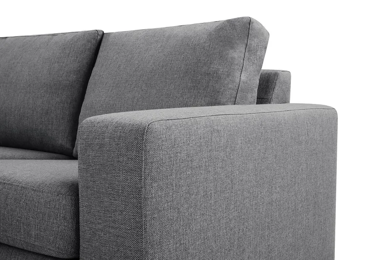 Crazy 5-istuttava Vasenkätinen U-muotoinen Kulmasohva Divaanilla Kankaalla - Tummanharmaa - Huonekalut - Sohva - Kulmasohva - Kulmadivaanisohva