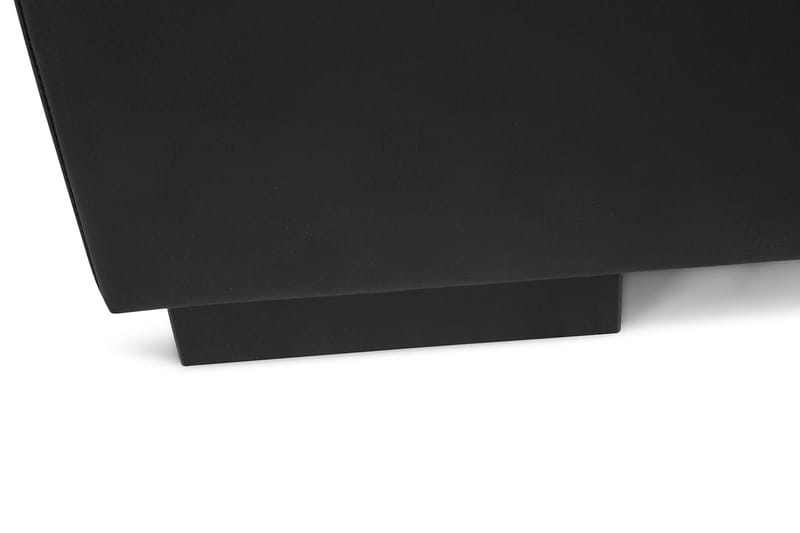 Crazy 5-istuttava Vasenkätinen U-muotoinen Kulmasohva Divaanilla Keinonahkalla - Musta - Huonekalut - Sohva - Kulmasohva