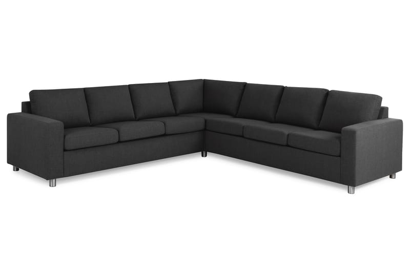 Crazy 6-istuttava Käännettävä L-muotoinen X-Large Kulmasohva Kankaalla - Antrasiitti - Huonekalut - Sohva - Kulmasohva