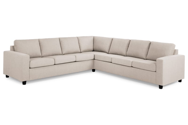 Crazy 6-istuttava Käännettävä L-muotoinen X-Large Kulmasohva Kankaalla - Beige - Huonekalut - Sohva - Kulmasohva
